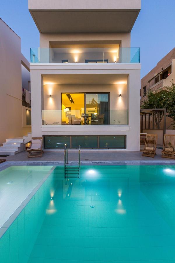 Villa Amelia I Free 9 Seater Mini Van & Pool Kalathas Luaran gambar